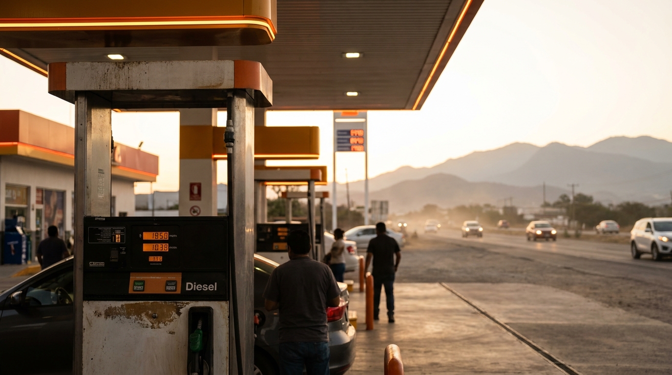 El 83% de las gasolineras vende diésel a 27 pesos o menos