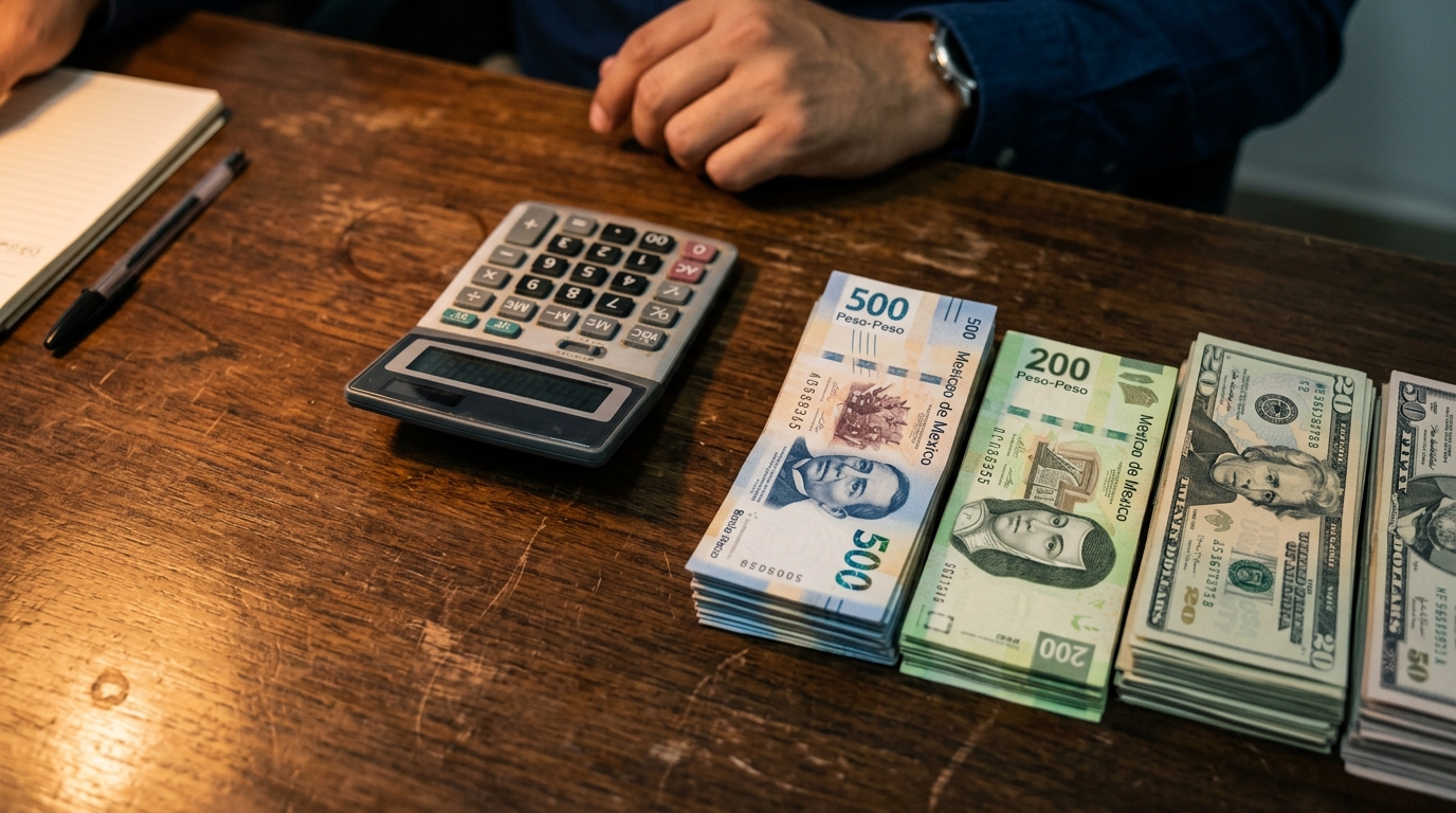 Dólar cierra en 17.70 pesos, su mejor semana frente al peso desde marzo