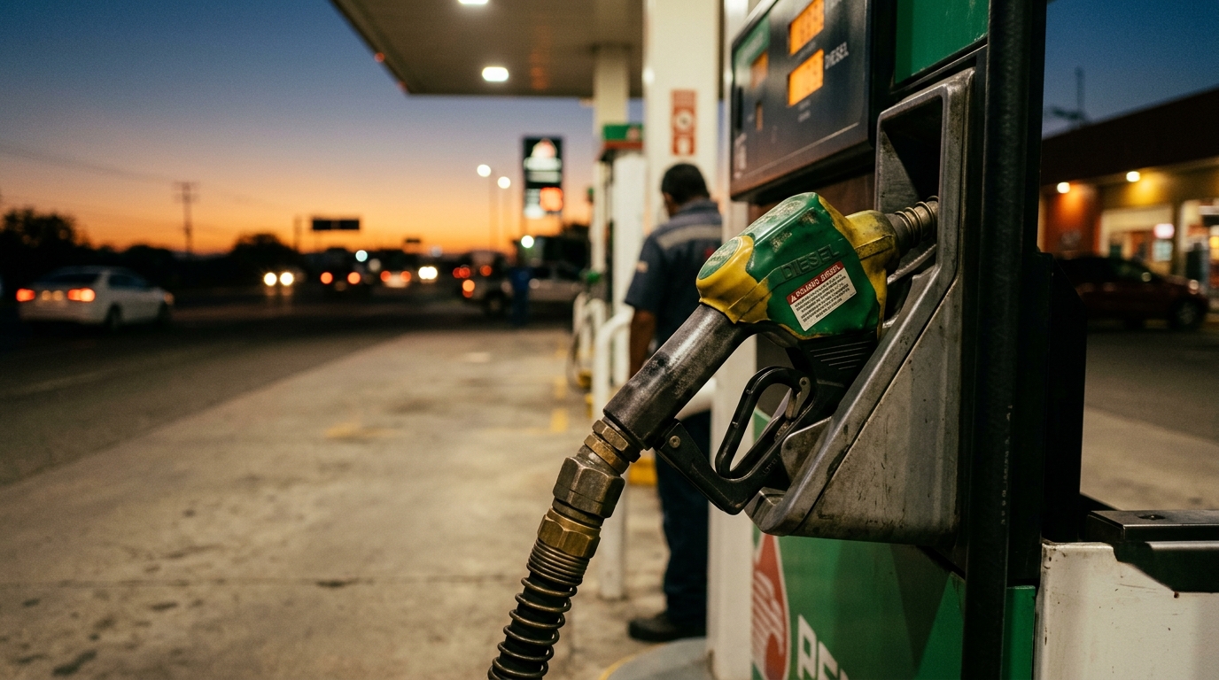 Mexico's Treasury Sets Diesel Tax Stimulus at 65% for This Week