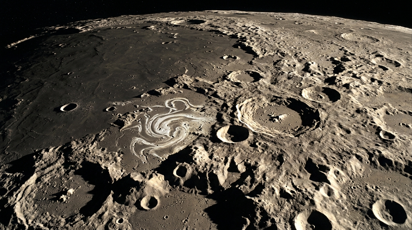 Roca magnetizada en la cara oculta lunar sugiere un campo de 10 microteslas
