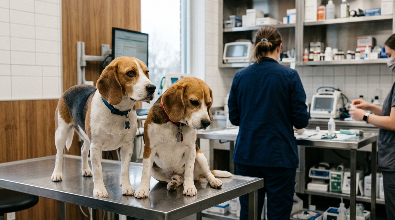 Dos beagles editados con CRISPR no producen la proteína que provoca alergias
